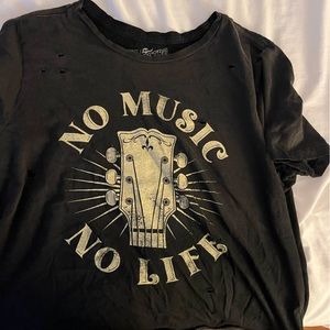 NO MUSIC NO LIFE BAND TEE